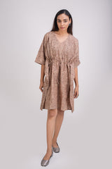 510-107 Whitelotus "Sony" kaftan knee length Women's Dress