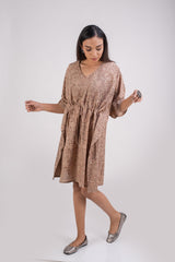 510-107 Whitelotus "Sony" kaftan knee length Women's Dress