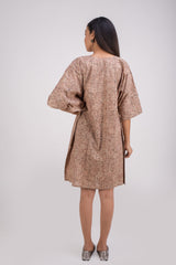 510-107 Whitelotus "Sony" kaftan knee length Women's Dress