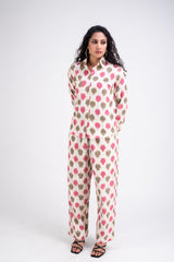 580- 321  Whitelotus Women's Pants"parrot co-ords"
