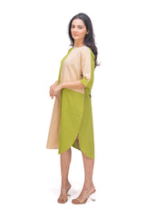423-165  White Lotus "Shinny" Women's Dress