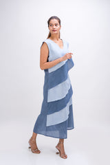 559-400  White Lotus "Jasmine" women's Maxi dress
