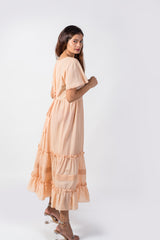 553-401  White Lotus "Lolita" Women's  Maxi Dress